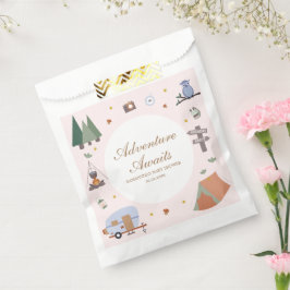 ウッドランドアドベンチャー待ちキャンプ赤ちゃんシャワー フェイバーバッグ