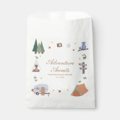 ウッドランドアドベンチャー待ちキャンプ赤ちゃんシャワー フェイバーバッグ (正面)