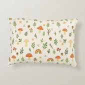 🍄ウッドランドアドベンチャー枕 アクセントクッション (裏面)