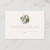 ウッドランドアドベンチャー男女兼用おむつラッフル エンクロージャーカード (正面)