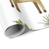 ウッドランドアニマルシカ ラッピングペーパー (ロールコーナー)