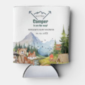 ウッドランドアニマルズアドベンチャーキャンパーベビーシャワー 缶クーラー (正面)