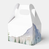 ウッドランドアニマルズアドベンチャーベビーシャワー フェイバーボックス (裏面サイド)