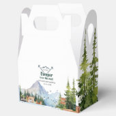 ウッドランドアニマルズアドベンチャーベビーシャワー フェイバーボックス (オープン)