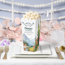 ウッドランドアニマルズアドベンチャーベビーシャワー フェイバーボックス