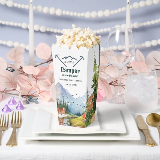 ウッドランドアニマルズアドベンチャーベビーシャワー フェイバーボックス (ウェディング)