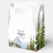 ウッドランドアニマルズアドベンチャーベビーシャワー フェイバーボックス (オープン)