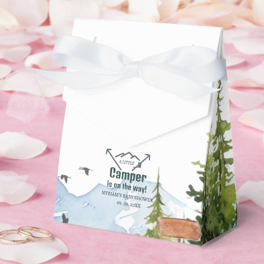 ウッドランドアニマルズアドベンチャーベビーシャワー フェイバーボックス (ウェディング)
