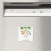 ウッドランドアニマルズアドベンチャーベビーシャワー マグネット (インサイチュ (食洗機))