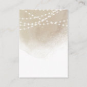 ウッドランドアニマルズカボチャ秋ベビーシャワーオムツ エンクロージャーカード (裏面)