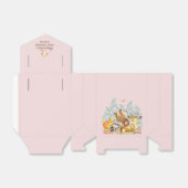 ウッドランドアニマルズガールズベビーシャワーお願いボックス フェイバーボックス (折り畳みなし)