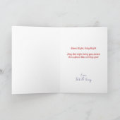 ウッドランドアニマルズクリスマスツリースティルナクト シーズンカード (内部)