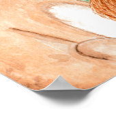 ウッドランドアニマルズグリーンウェルカムサイン ポスター (角)