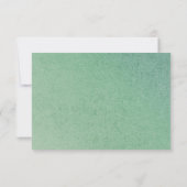 ウッドランドアニマルズグリーンベビーシャワーアドバイス 招待状 (裏面)