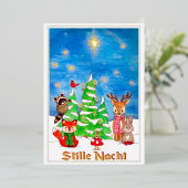 ウッドランドアニマルズスティルナクト 箔シーズンカード (立ち正面)