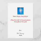 ウッドランドアニマルズスティルナクト 箔シーズンカード (裏面)