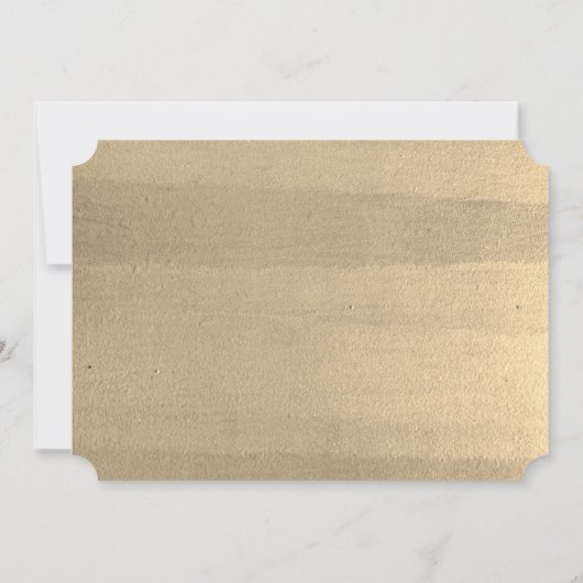 ウッドランドアニマルズスノーグローブフォトクリスマスカード 招待状 (裏面)