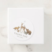 ウッドランドアニマルズバースデーパーティーメッセージカード フェイバータグ (インサイチュ)