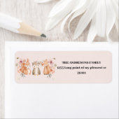 ウッドランドアニマルズピンクフローラ ラベル (インサイチュ)