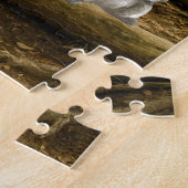 ウッドランドアニマルズフォレストかわいい自然キッズおもしろい ジグソーパズル (側面)