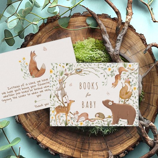 ウッドランドアニマルズフォレストフレンズベビー エンクロージャーカード