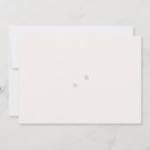 ウッドランドアニマルズフォレストフレンズ赤ちゃんシャワー 招待状 (裏面)