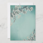 ウッドランドアニマルズベビーシャワーボーイ招待状 招待状 (裏面)