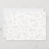 ウッドランドアニマルズベビーシャワー招待状 招待状 (裏面)