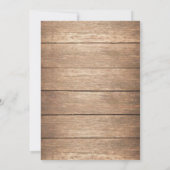 ウッドランドアニマルズベビーシャワー招待状 招待状 (裏面)