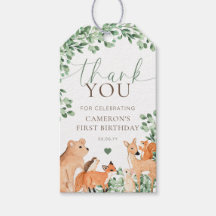 ウッドランドアニマルズホワイト誕生日のお願い