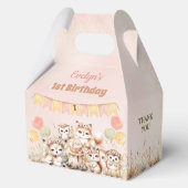 ウッドランドアニマルズボホガール1st誕生日メディア フェイバーボックス (裏面)