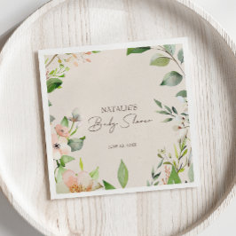 ウッドランドアニマルズボホベイビーシャワー スタンダードカクテルナプキン