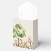 ウッドランドアニマルズボホボーイ赤ちゃんシャワー フェイバーボックス (オープン)