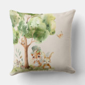 ウッドランドアニマルズボホ素朴ベビー クッション (裏面)