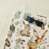 ウッドランドアニマルズボーイカラー ビーチタオル (インサイチュ)