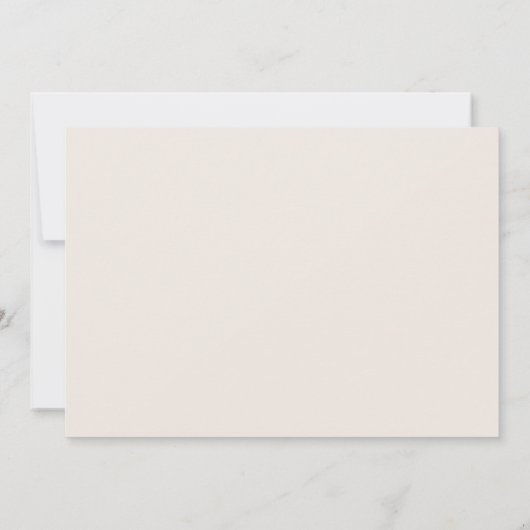 ウッドランドアニマルズ1st誕生日パーティー 招待状 (裏面)