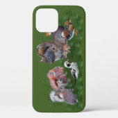 ウッドランドアニマルズ iPhone 12 カバー (裏面)