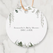 ウッドランドアニマルニュートラルベビーシャワーオムツ フェイバータグ (裏面)