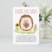 ウッドランドアニマルハリネズミベビーEnc用ピクニックブックス エンクロージャーカード (スタンド正面)