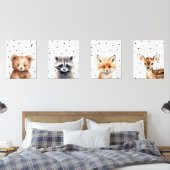 ウッドランドアニマルポルトレット子供部屋 (寝室)