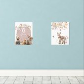 ウッドランドアニマルポートレット子供部屋 (ウッドフロア)