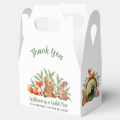 ウッドランドアニマルワイルドワン写真ありがとう誕生日 フェイバーボックス (オープン)