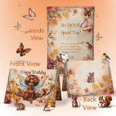 ウッドランドアフリカンアメリカンフェアリーハッピーバースデー カード