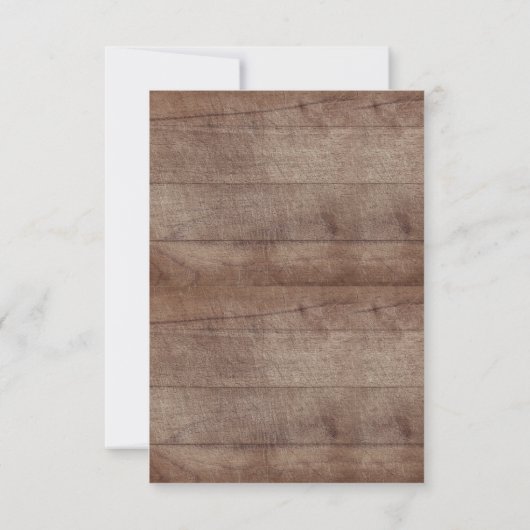 ウッドランドアライグマ赤ちゃんシャワーおむつラッフルチケット 招待状 (裏面)