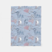ウッドランドアートベビーブランケット フリースブランケット (正面)