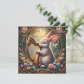 ウッドランドアールヌーボーフローラバニーイースター シーズンカード (スタンド正面)