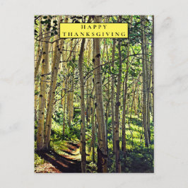 ウッドランドインザ《植物》アスペンホリデーカード シーズンポストカード