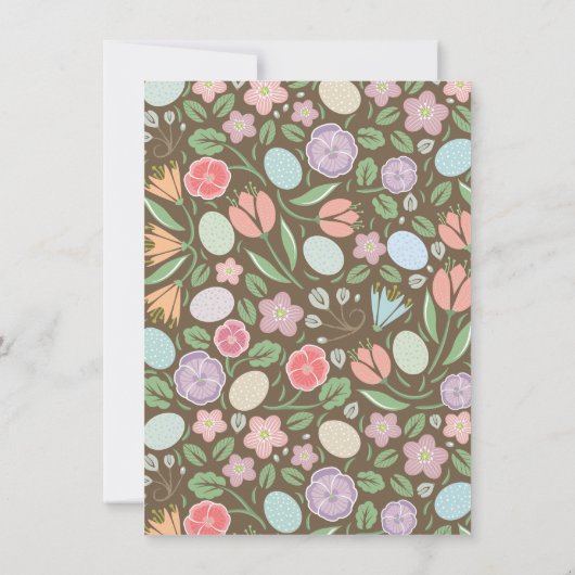 ウッドランドイースターエッグ狩り招待状II 招待状 (裏面)