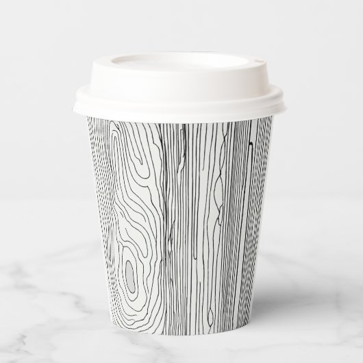 ウッドランドウィスパーカラーリングカップ 紙コップ (正面)