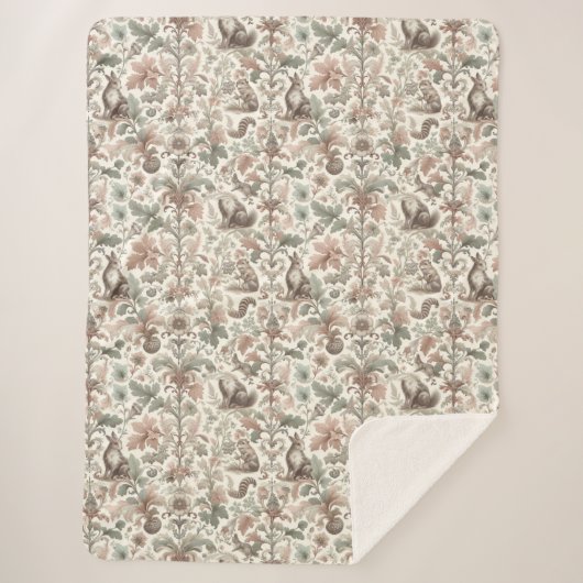 ウッドランドウィスパービクトリアン:自然エレガンス シェルパブランケット (正面)